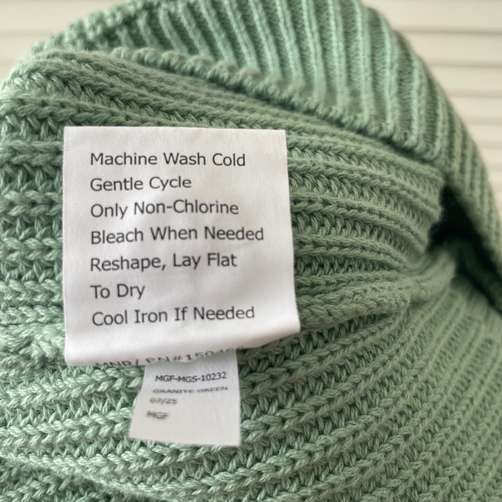Alesbury Men’s Mint Green Cotton Knit Cardigan NWT - Picture 9 of 9